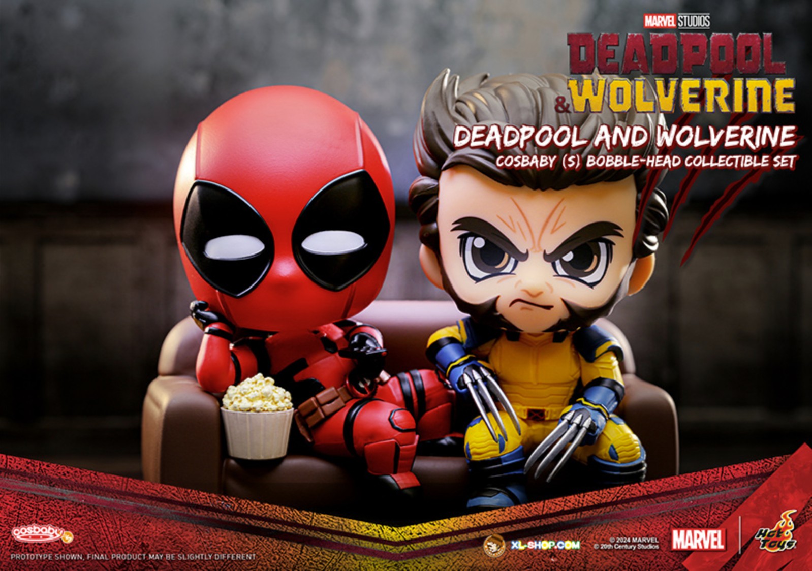 MARVEL - Cosbaby - Wave 4 - Deadpool & Wolverine Set