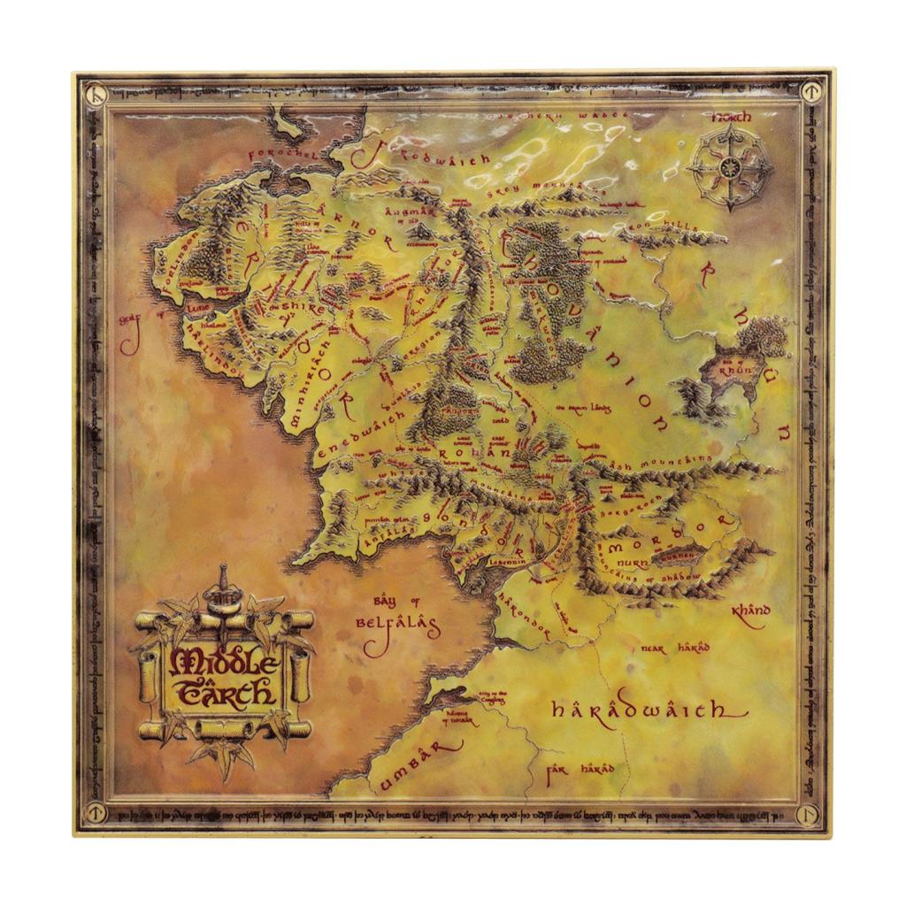 LORD OF THE RINGS - Metal Map Limited Edition