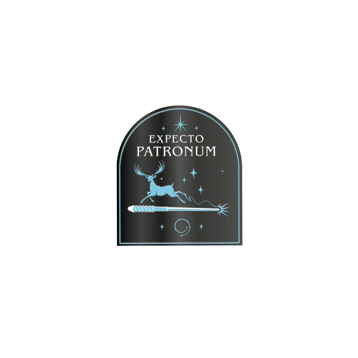 HARRY POTTER - Expecto Patronus - 'Glow in the Dark' Metal Magnet