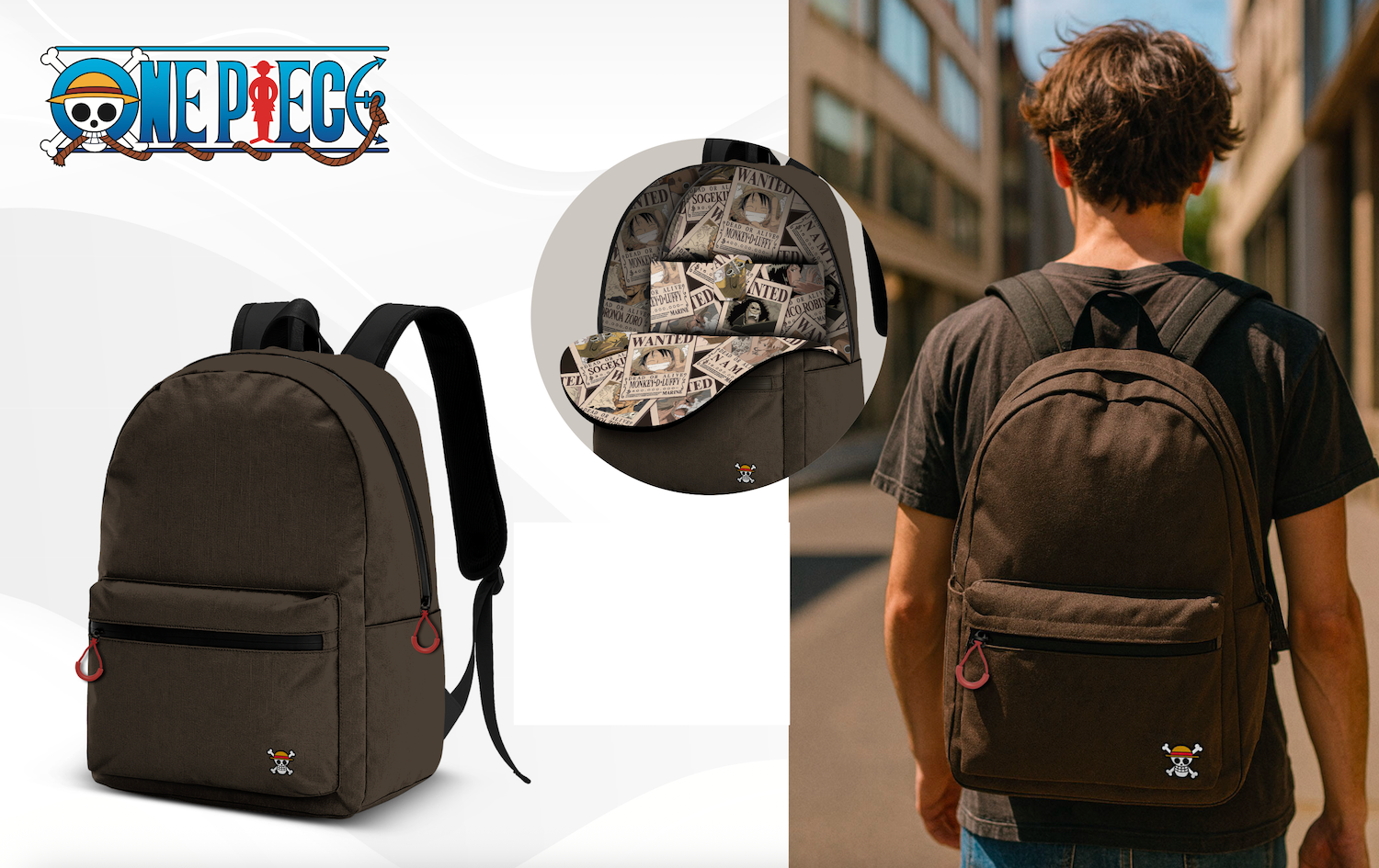 ONE PIECE - Backpack BLOCK - '41x30x18cm'