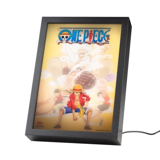 ONE PIECE - Luffy - Framed LED Print 28x20x5cm