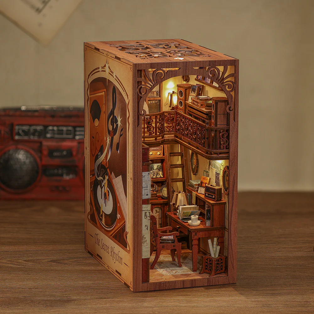 BOOK NOOK KIT - DIY - The Secret Rhythm - 355pc + LED Light