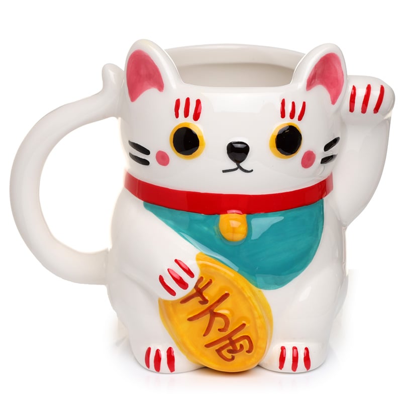 MANEKI-NEKO - White - 3D Mug 15oz