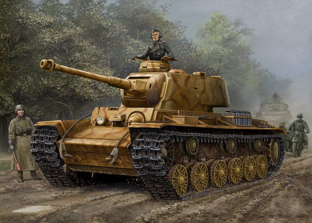 German Pz.Kpfw KV-1 756( r ) tank