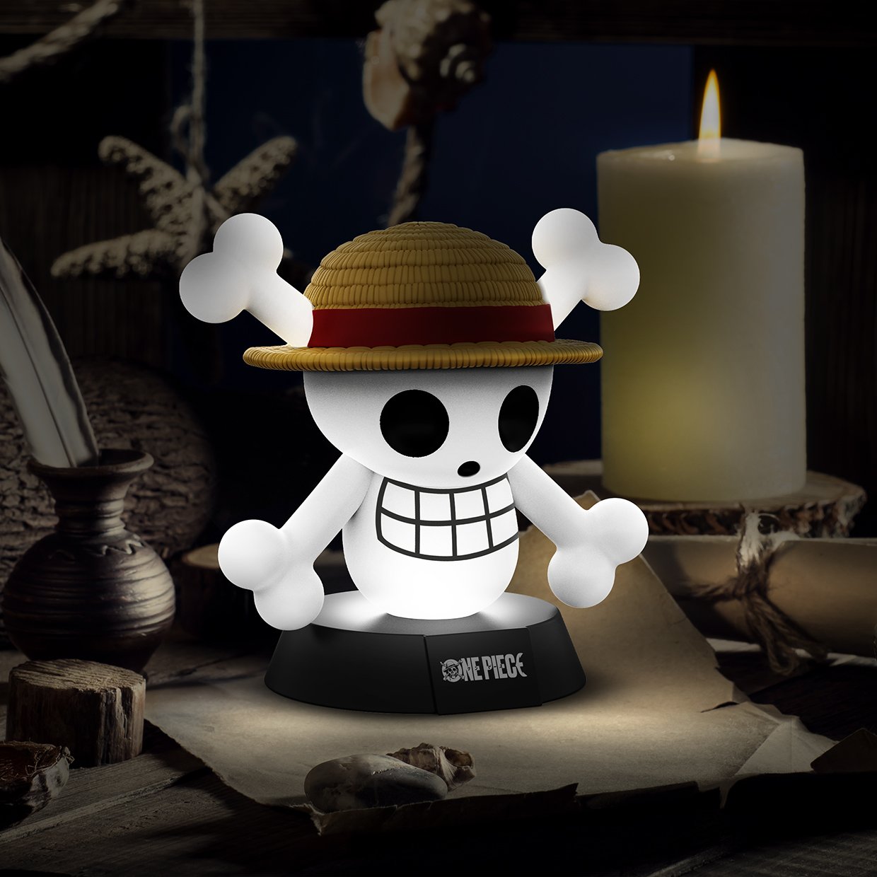 ONE PIECE NETFLIX - Jolly Roger - Icon Lamp 4,3inch