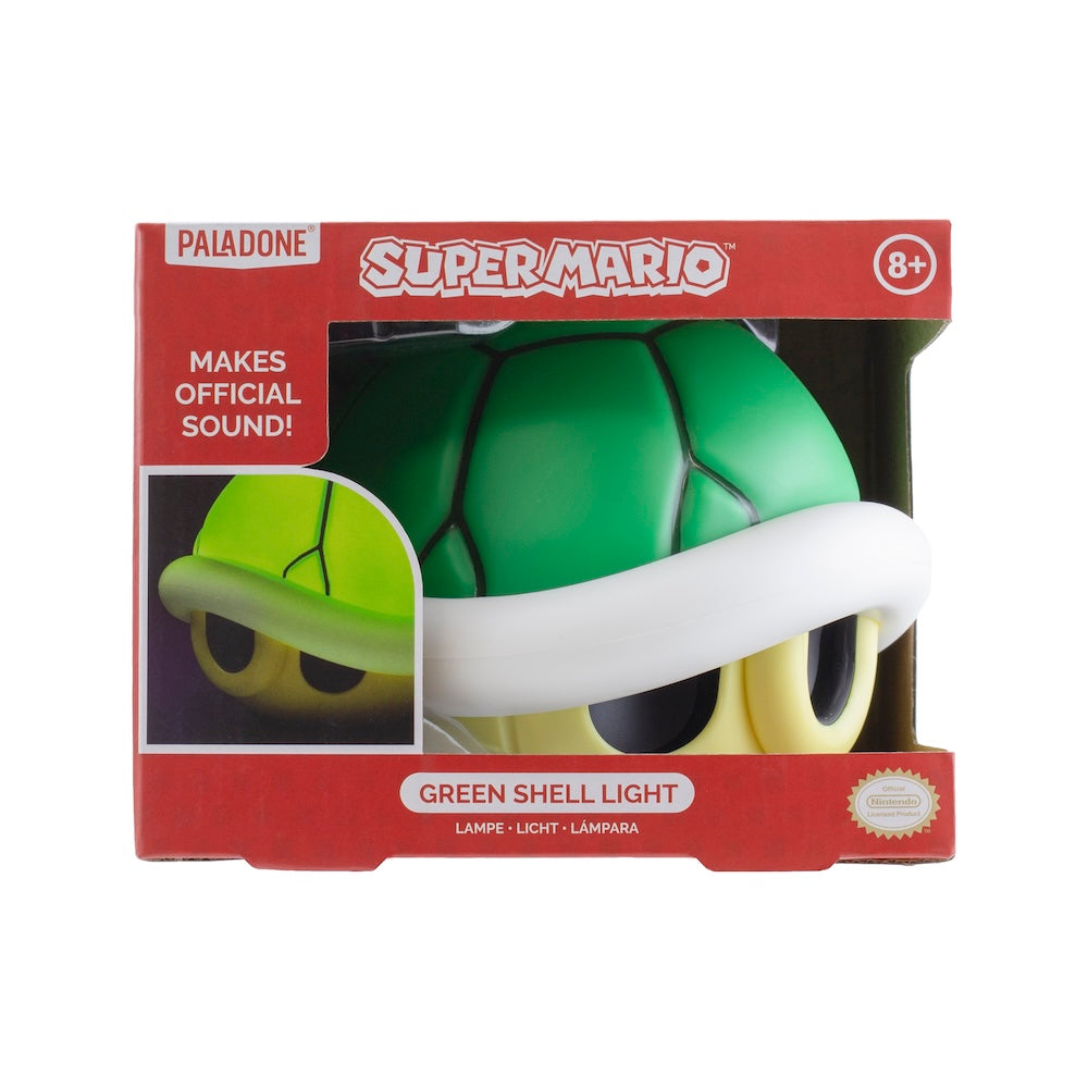 SUPER MARIO - Carapace Verte - Lampe Décorative avec Son 15cm