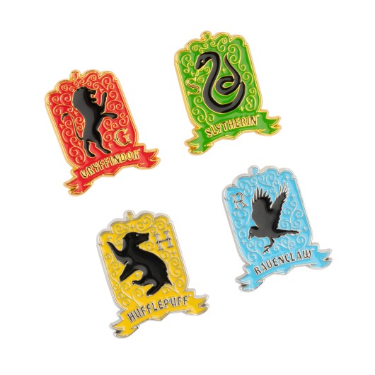 HARRY POTTER - The 4 Houses - Set of 4 Pin's