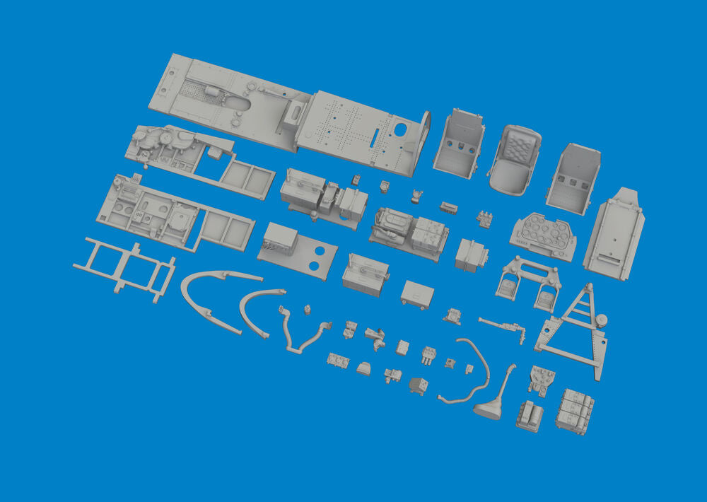P-51B Birdcage canopy cockpit PRINT EDUARD