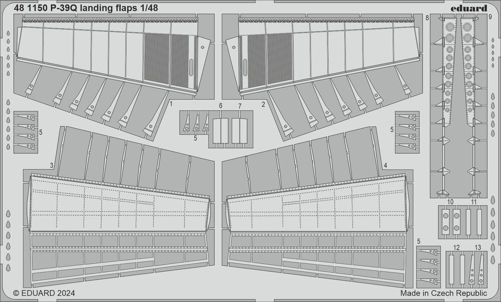 P-39Q landing flaps ARMA HOBBY