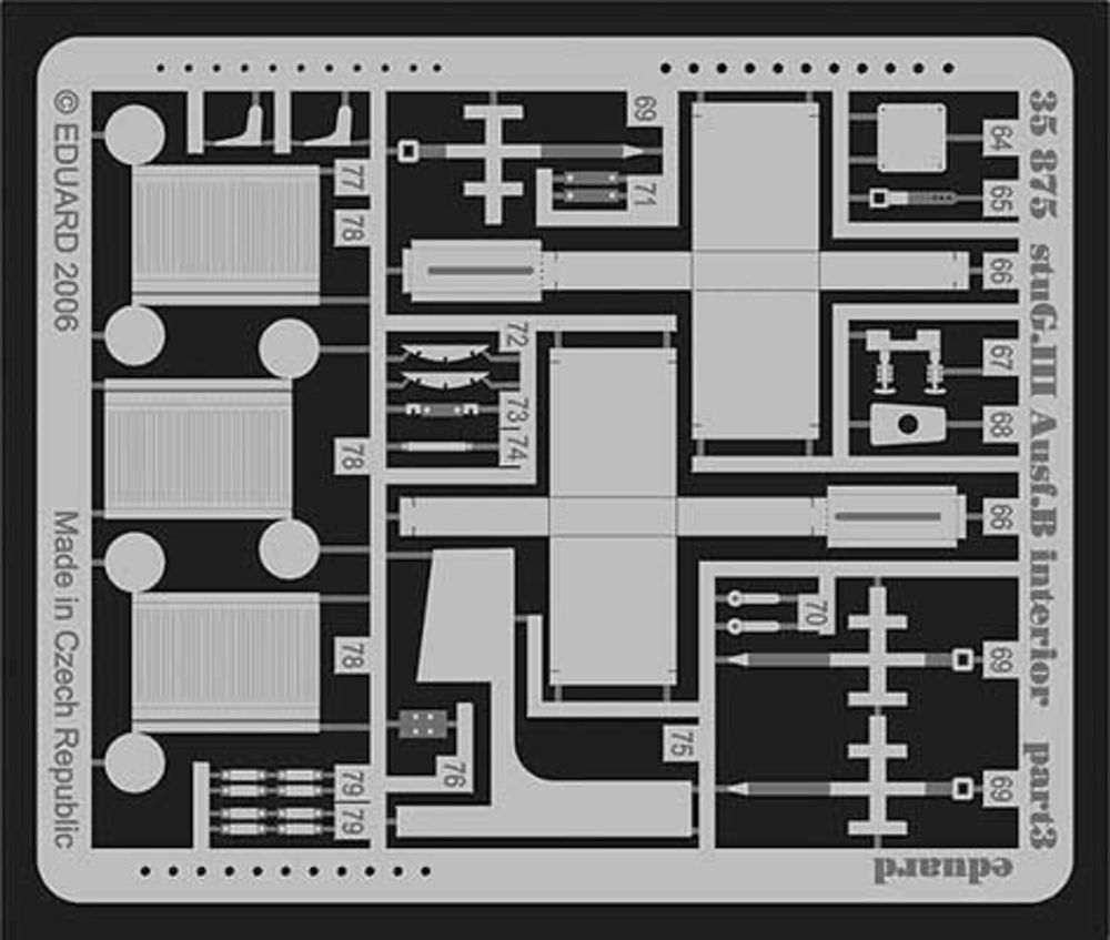 StuG.III Ausf.B interior F��r Tamiya Bausatz.