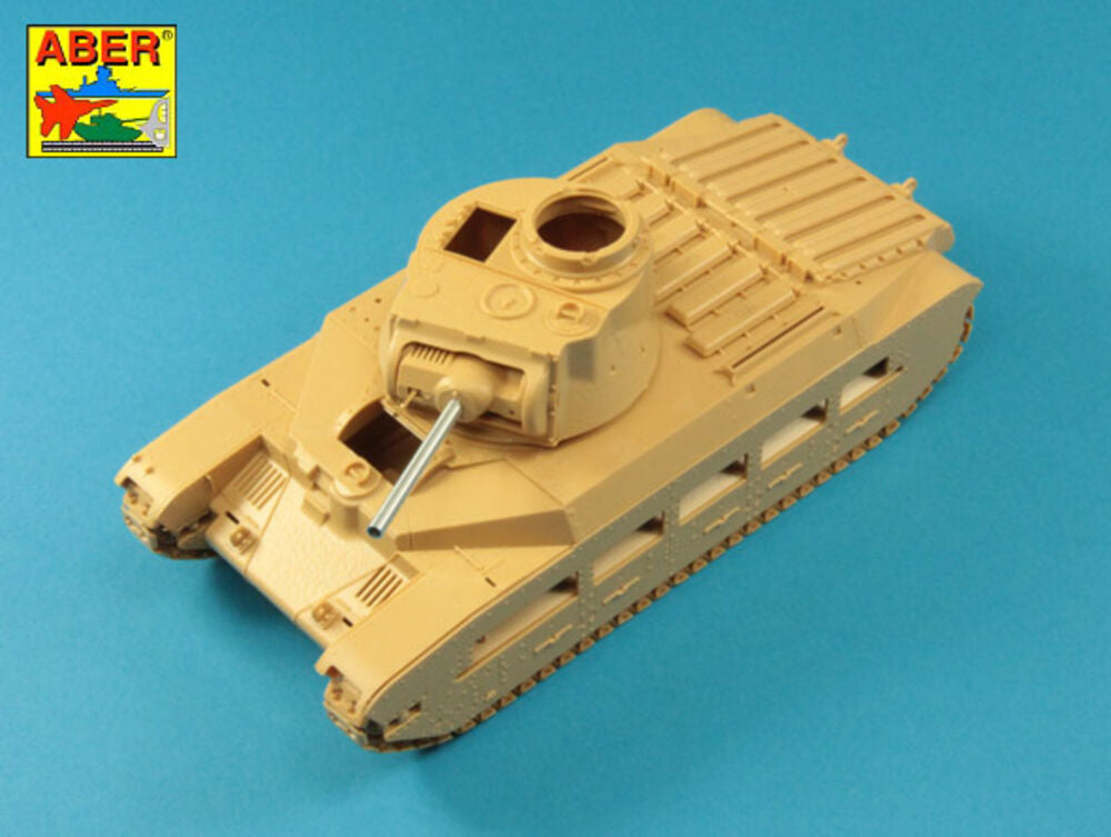 Barrel ROQF Mk.I 76,2mm for Matilda Mk.IIICS with Besa MG barrel