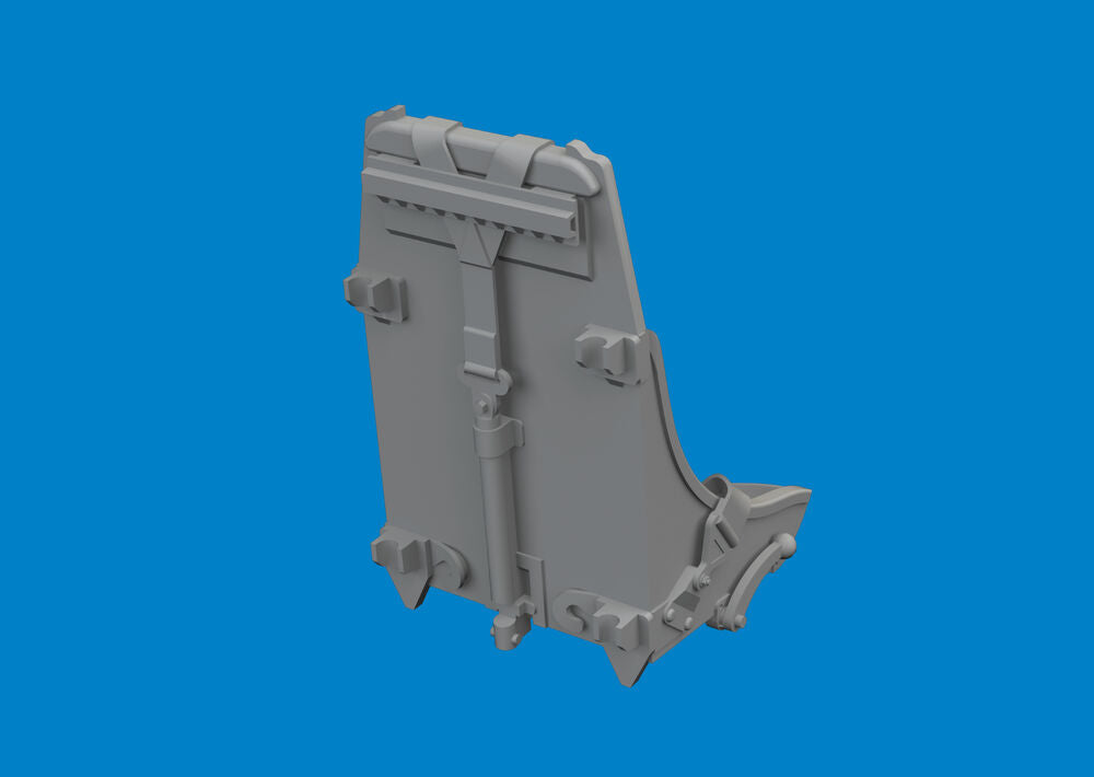 P-51B/C seat w/ integral belts Type 2 PRINT EDUARD