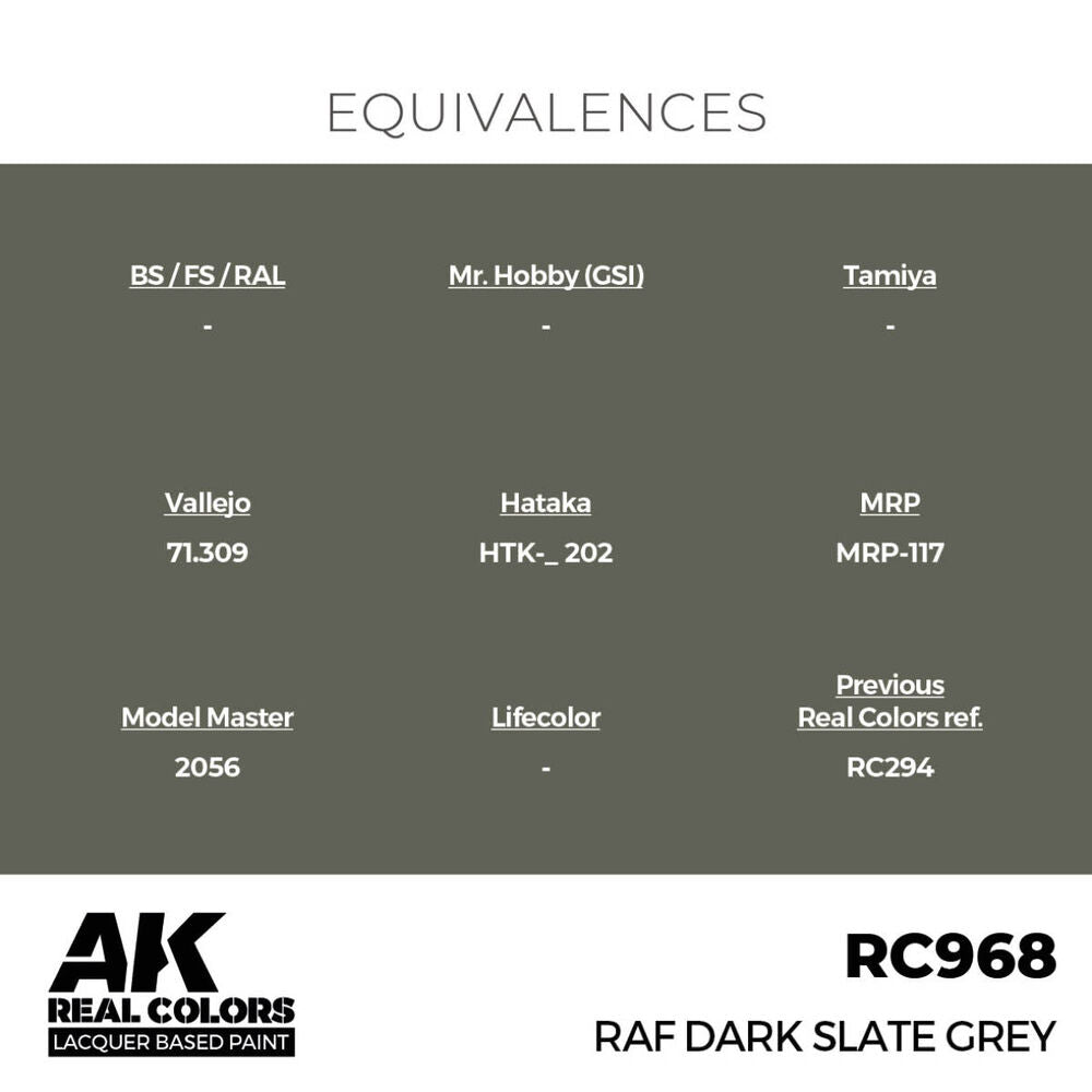 Real Colors: RAF Dark Slate Grey 17 ml.