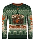 Star Wars Christmas Sweater Ewok'n around the Christmas Tree Size L
