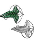 Lord of the Rings Brooch Elven Brooch