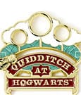 Harry Potter Pin Badge Quidditch (Golden Tone)