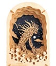 Princess Mononoke Paper Model Kit Paper Theater Wood Style Night Walker