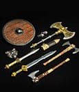 Mythic Legions: Rising Sons Action Figure Accessorys Barbarian Weapons