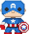 Marvel POP! 8-Bit Vinyl Figure Captain America 9 cm