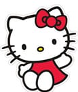 Sanrio Pillow Hello Kitty Red Dress 36 cm