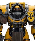 Warhammer The Horus Heresy Action Figure 1/18 Imperial Fists Legion Cataphractii Terminator Squad Legion Cataphractii with Chainfist 12 cm