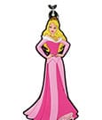 Disney Princess Soft Touch PVC Bag Clip Aurora