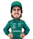 Formula 1 Minix Figure Fernando Alonso (Aston Martin) 12 cm