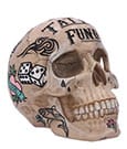 Coin Bank Skull Tattoo Fund