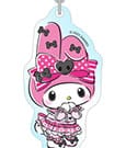 Sanrio Pink Black Party Series Acrylic Keychain My Melody 7 cm