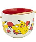 Pokémon Ramen Bowl with Chopsticks Face