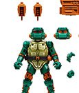 Teenage Mutant Ninja Turtles Ultimates Action Figure Warrior Metalhead Michelangelo 18 cm
