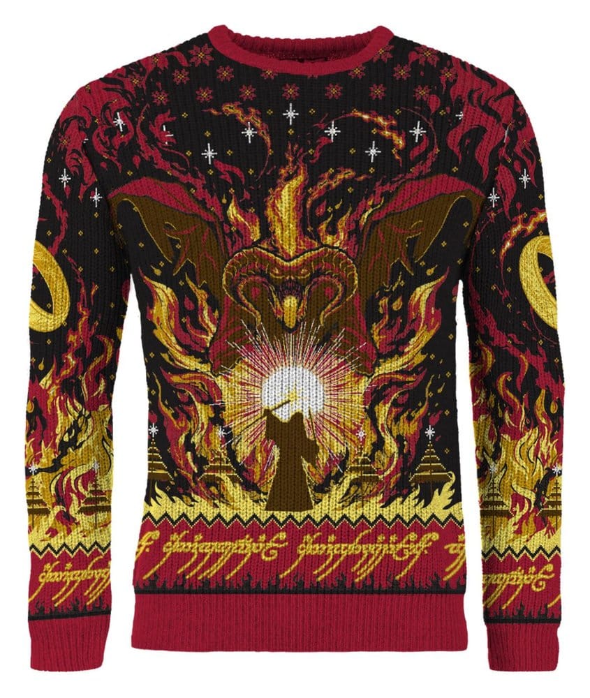 Lord of the Rings Christmas Sweater Balrog Size XXL
