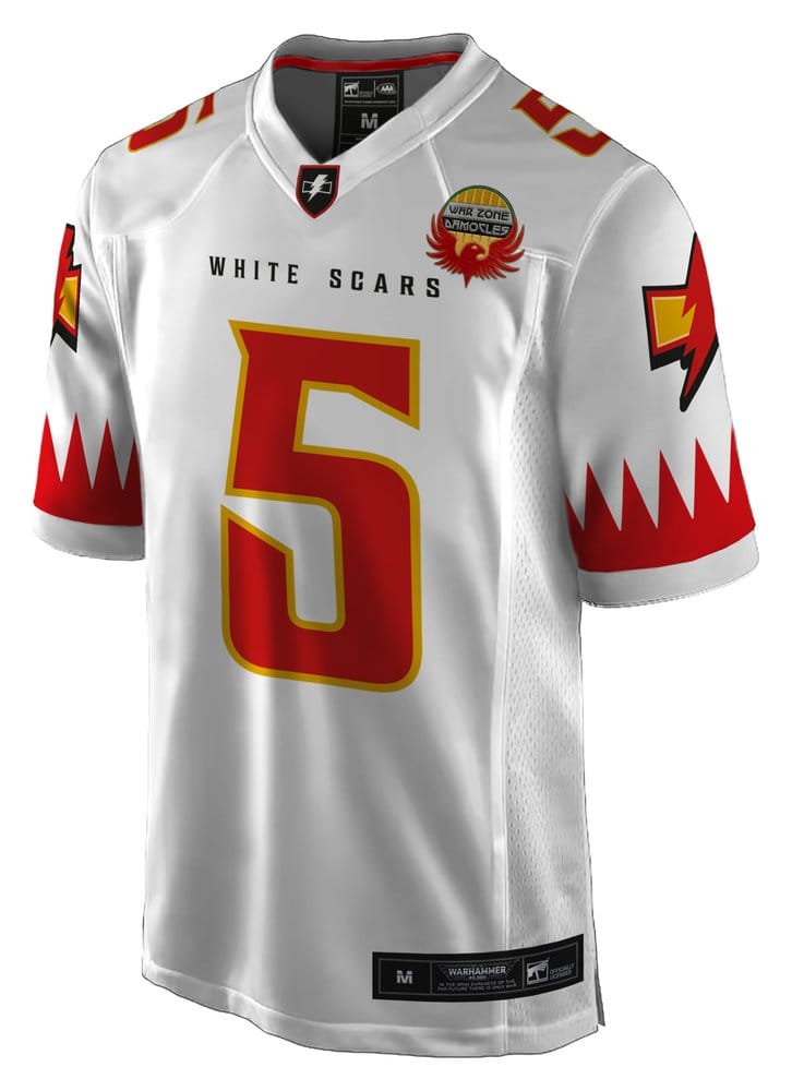 Warhammer 40,000 Sports Jersey Shirt White Scar - XXL