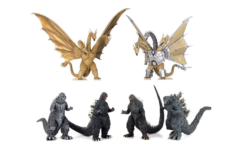 Godzilla Generations Gekizou Series PVC Statues 8 - 9 cm Assortment Kaiju Part. 1 (6)