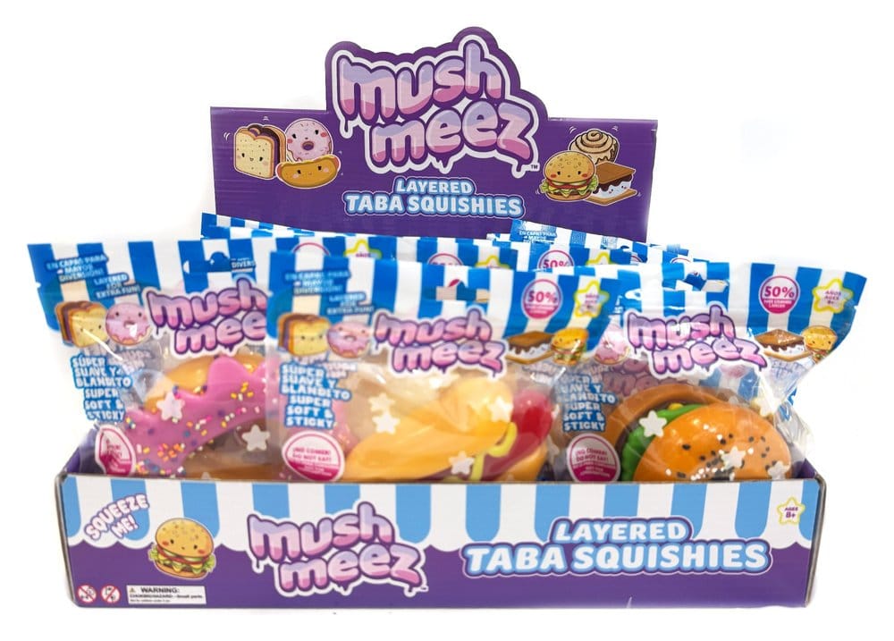 Mushmeez Squeeze Figures Core Taba 18 cm Display (24)