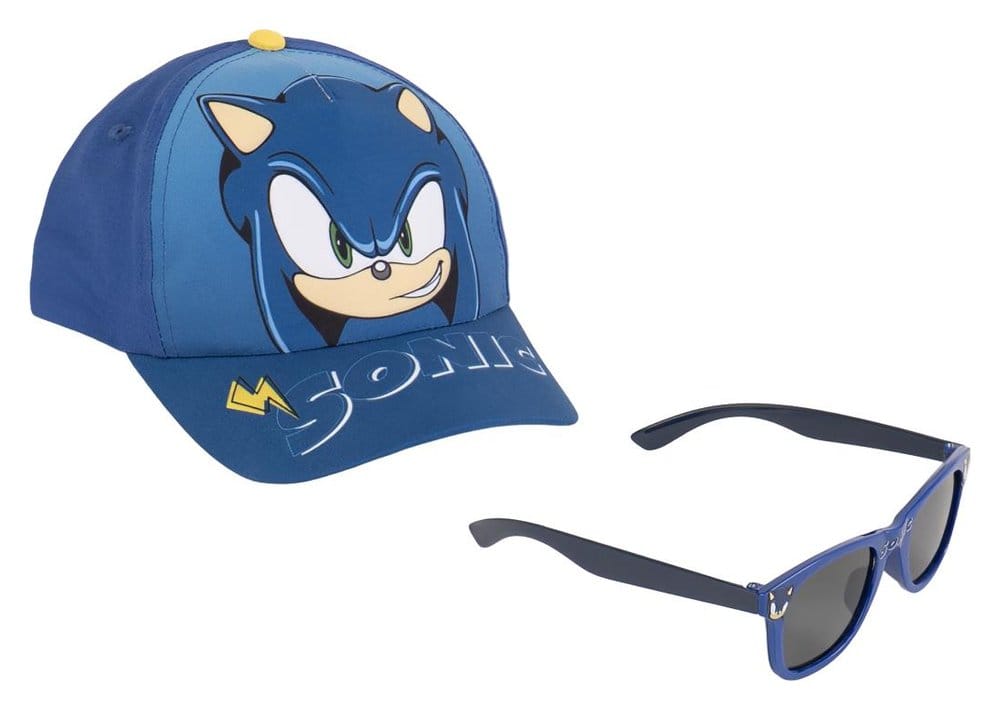 Sonic The Hedgehog Baseball Cap & Sunglasses Set 53 cm