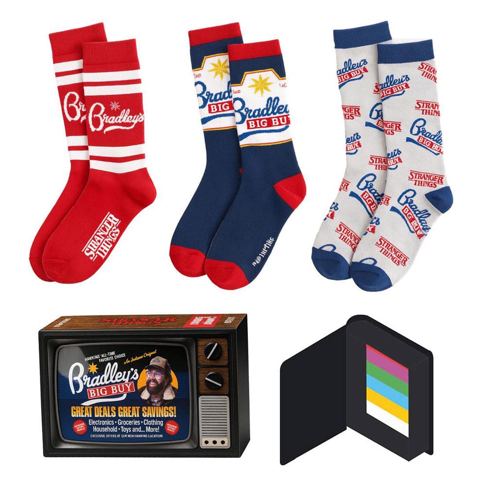 Stranger Things Socks 3-Pack 38-45 Bradley´s Big Buy