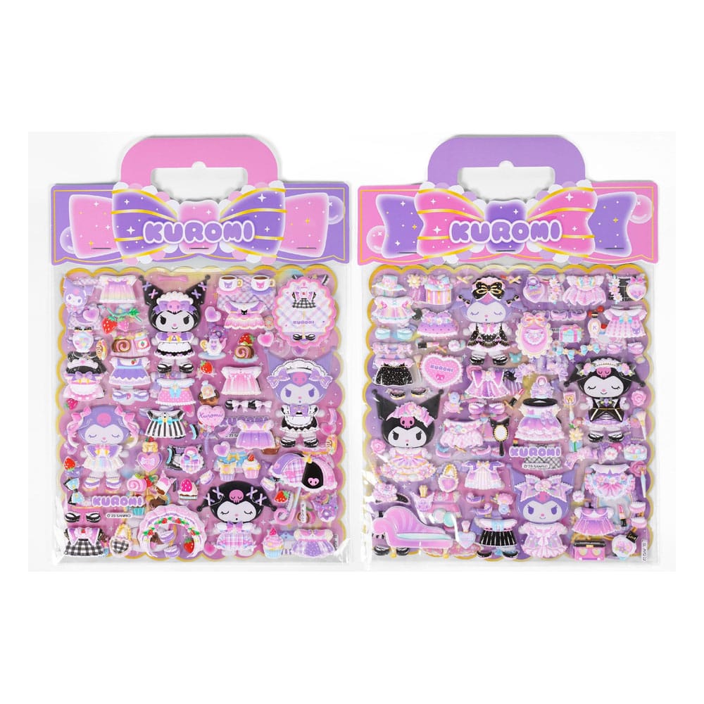 Hello Kitty and Friends Sticker Kuromi Puffy Assortment (10)