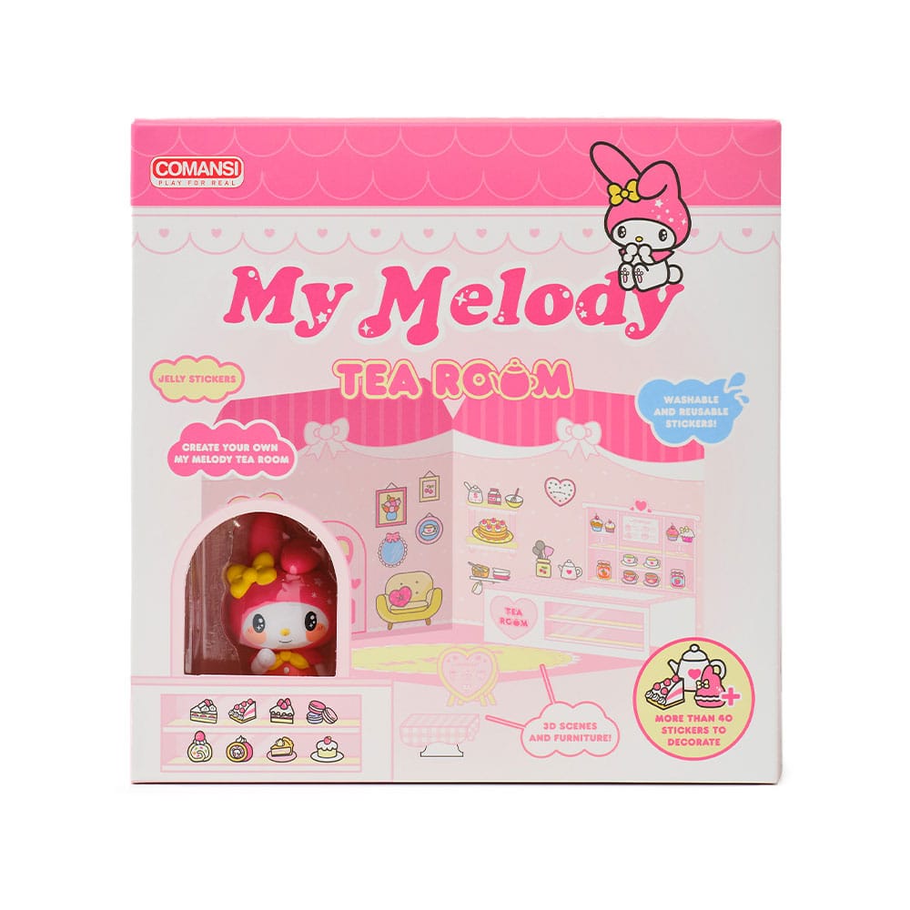 Hello Kitty and Friends Mini figure Sticker House My Melody Tea Room