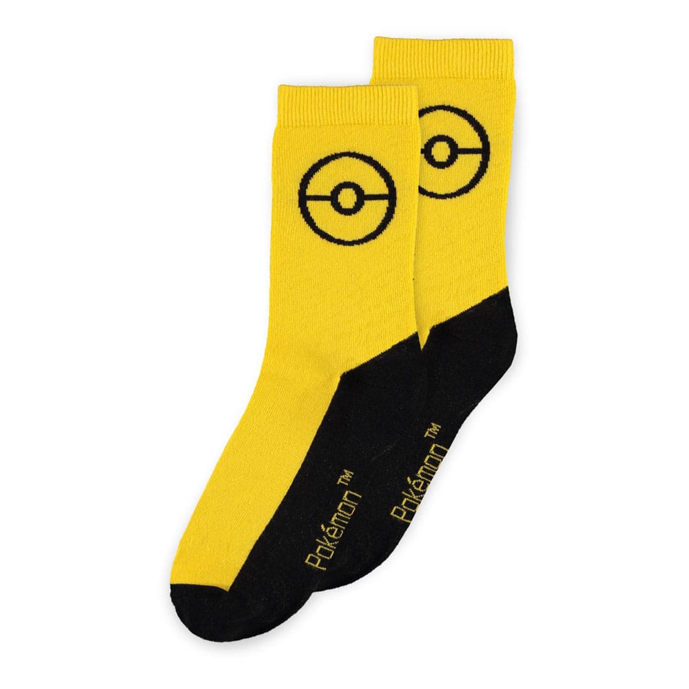 Pokemon Socks 3-Pack Pikachu 43-46