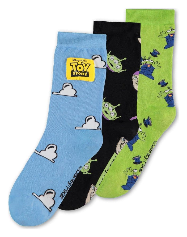 Toy Story 5 Socks 3-Pack Crew 35-38