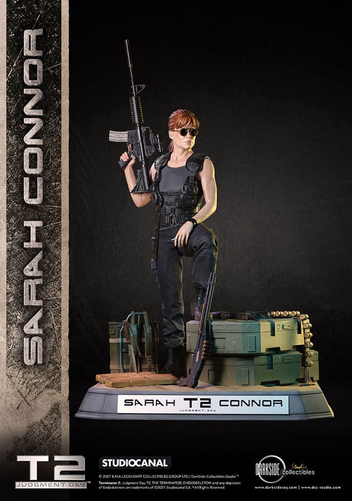 Terminator 2 Judgement Day Premium Statue 1/3 Sarah Connor T2 30th Anniversary Edition 71 cm