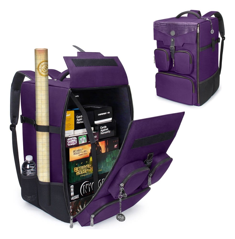 Enhance Board Game Backpack Collector's Edition Purple