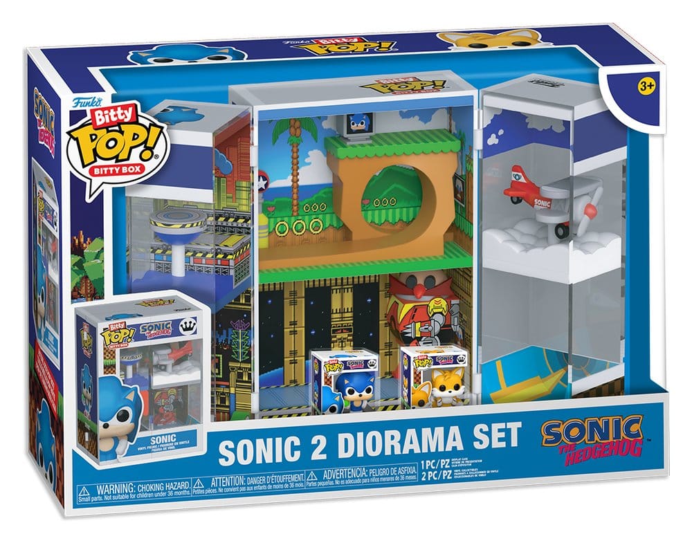 Sonic 2 Bitty POP! Boxes Vinyl Figure Diorama Set