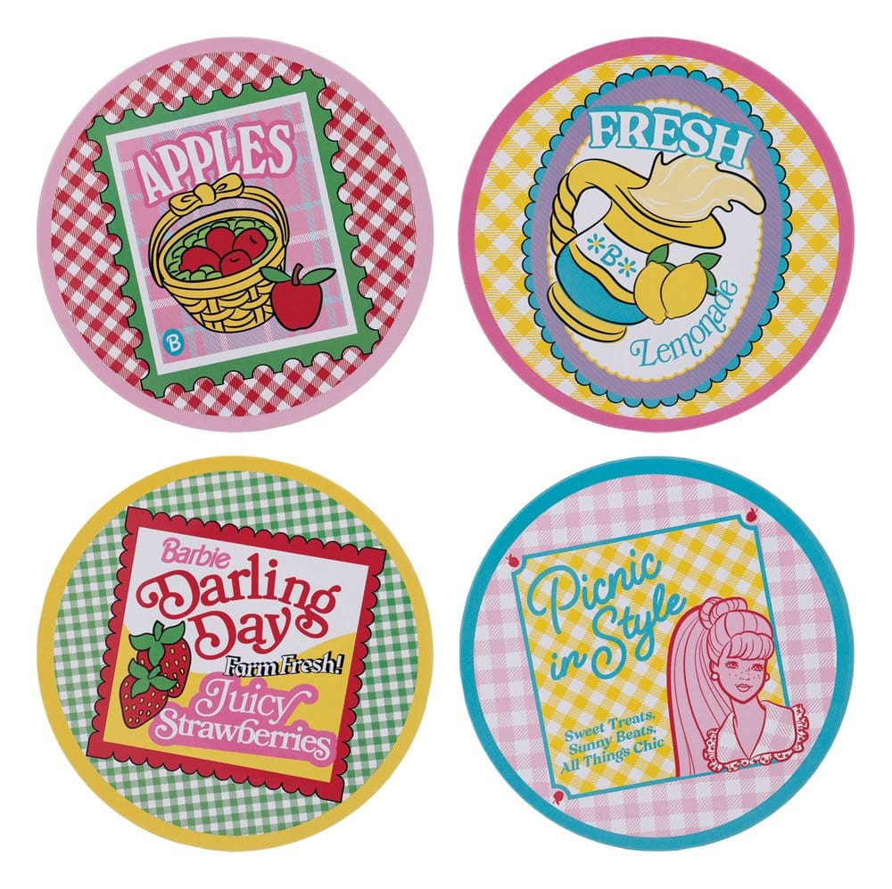 Barbie Coaster 4-Pack