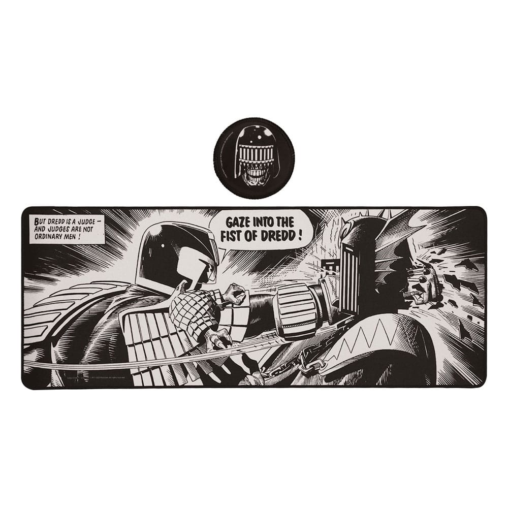 2000 AD Desk Pad & Coaster Set Judge Dredd