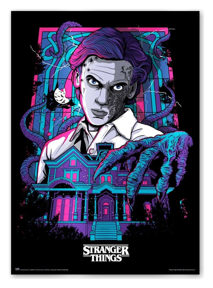 Stranger Things Luminescent Poster Premium 50 x 70 cm