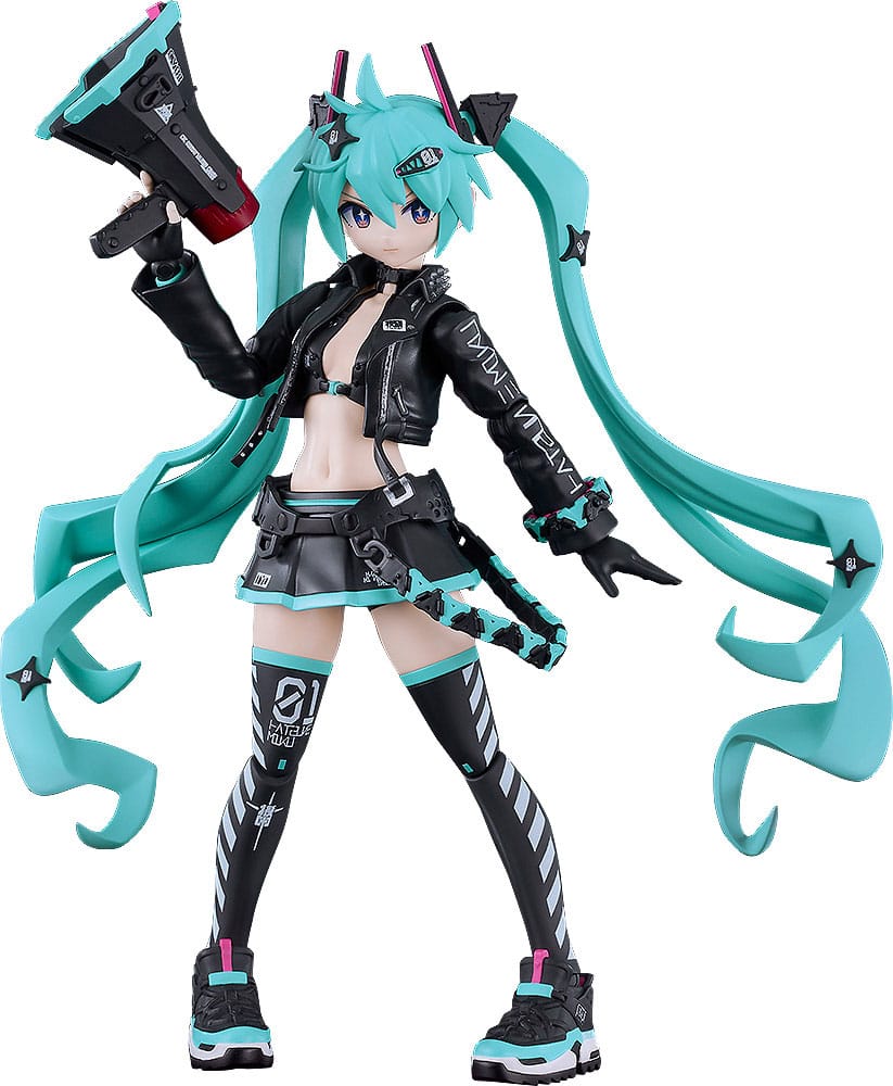 Character Vocal Series 01: Hatsune Miku Plamatea Plastic Model Kit Hatsune Miku: Chuocho Tactical Craft Ver. 15 cm
