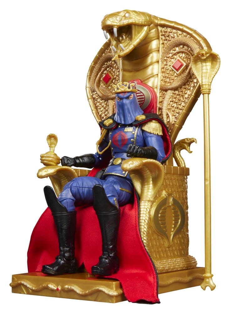 G.I. Joe Classified Series Action Figure Cobra Commander in Dress Uniform & Throne 15 cm