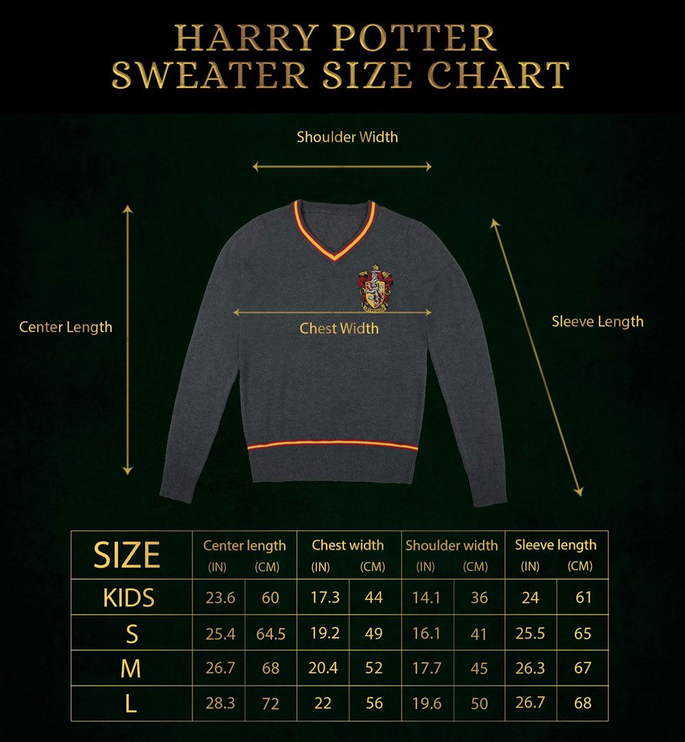 Harry Potter Knitted Sweater Gryffindor Size XL